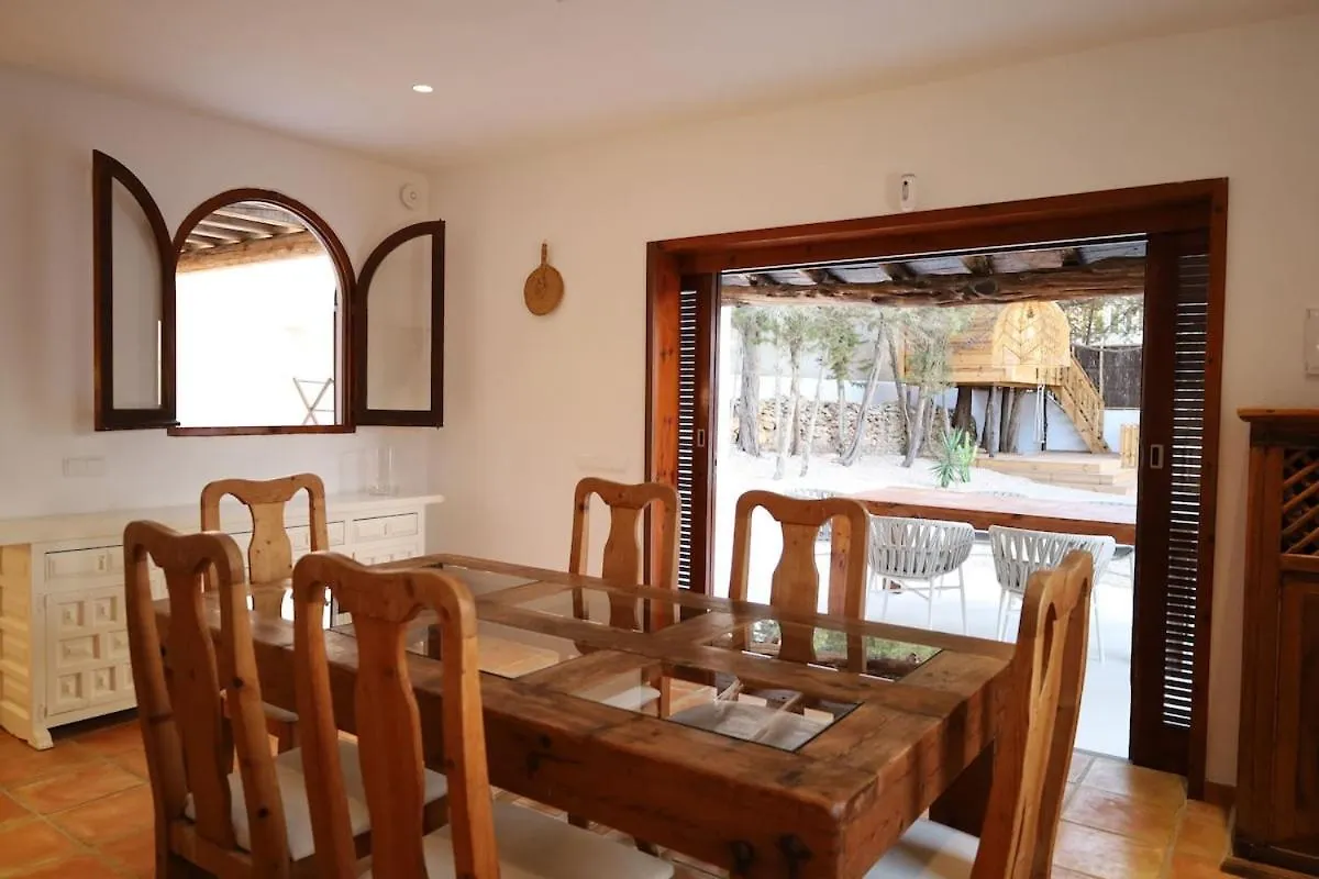 Villa Can Rafel Is A 5 Minute Walk From The Beach Amazing View Calm Area Renewed 100 Porcien On 2024 Pool Ac San José 0*,